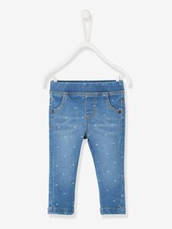 Treggins em ganga estampada, para bebé menina Bebé 0-36 meses-Treggins em ganga estampada, para bebé menina