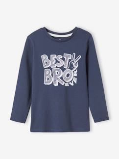 Camisola com mensagem gráfica, para menino Menino 2-14 anos-Camisola com mensagem gráfica, para menino