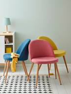 Cadeira de secretária, especial primária, Bubble Amarelo medio liso+Azul medio liso+Rosa claro liso com motivo 