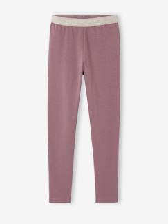 Leggings com cós irisado, para menina Menina 2-14 anos-Leggings com cós irisado, para menina