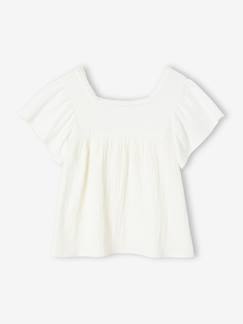 Blusa bimatéria, para menina -Blusa bimatéria, para menina