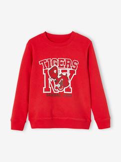Sweat de gola redonda com motivo, para menino -Sweat de gola redonda com motivo, para menino