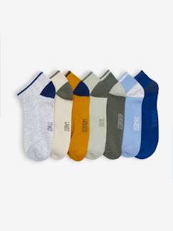 Lote de 7 pares de meias, para menino Menino 2-14 anos-Lote de 7 pares de meias, para menino
