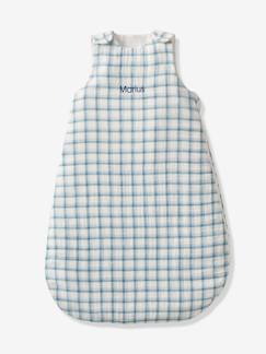 Saco de bebé, especial verão, em gaze de algodão, Quadrados, personalizável -Saco de bebé, especial verão, em gaze de algodão, Quadrados, personalizável