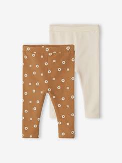 Lote de 2 leggings basic, para bebé Bebé 0-36 meses-Lote de 2 leggings basic, para bebé