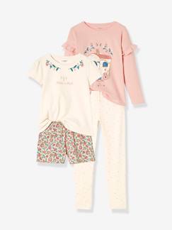Menina 2-14 anos-Lote de 2 pijamas boémios, para menina