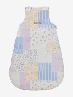 Saco de bebé personalizável, sem mangas, em gaze de algodão, Casa de Campo