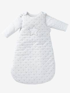 Saco de bebé com mangas amovíveis, tema Chuva de estrelas -Saco de bebé com mangas amovíveis, tema Chuva de estrelas
