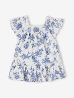Vestido às flores, para bebé -Vestido às flores, para bebé