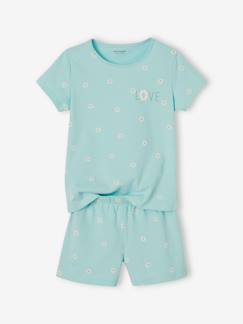 Pijama margaridas Basics, para menina Menina 2-14 anos-Pijama margaridas Basics, para menina