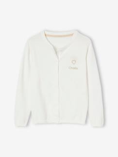 Casaco personalizável para menina Menina 2-14 anos-Casaco personalizável para menina