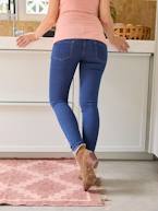 Jeans skinny, para grávida preto+stone 