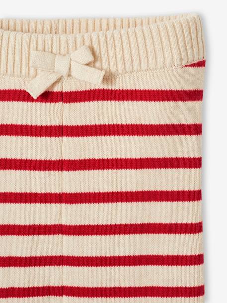 Conjunto de Natal com 2 peças para bebé, em tricot bege mesclado 