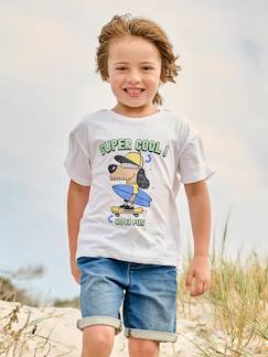 Menino 2-14 anos-T-shirt engraçada, com animal, para menino