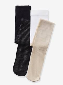 Lote de 2 collants especial festas, para menina -Lote de 2 collants especial festas, para menina