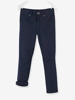 Calças direitas indestrutíveis com forro, para menino As Calças indestrutíveis-Menino 2-14 anos-Calças direitas indestrutíveis com forro, para menino