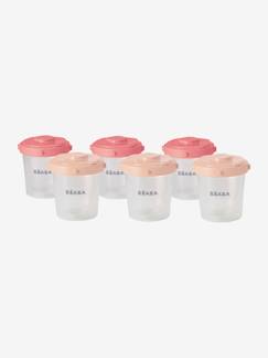 Lote de 6 frascos encaixáveis, segunda idade, BEABA Puericultura-Lote de 6 frascos encaixáveis, segunda idade, BEABA