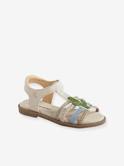 Sandálias com barra autoaderente, para menina, coleção autonomia Calçado-Calçado menina (23-38)-Sandálias com barra autoaderente, para menina, coleção autonomia