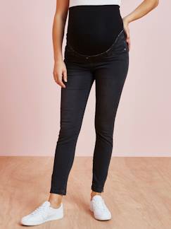Roupa grávida-Jeans slim 7/8s, para grávida