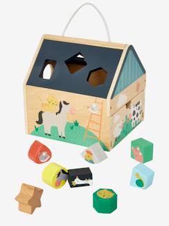 Brinquedos-Primeira idade-Casa com formas em madeira FSC®