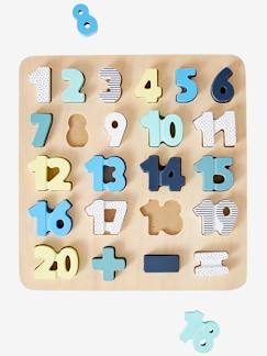 Brinquedos-Jogos educativos- Ler, escrever, contar e ver as horas-Puzzle de números