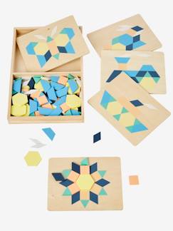 FSC - Forest Stewardship Council-Brinquedos-Tangram Montessori em madeira