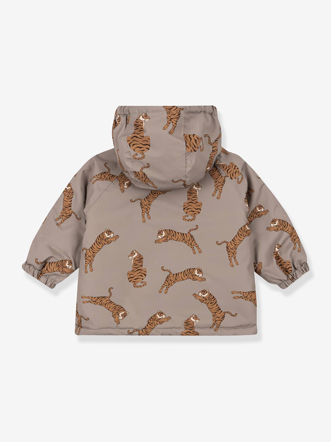 Casaco corta-vento impermeável com motivos de corações Mismou  cinzento