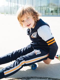 Menino 2-14 anos-Roupa de desporto-Calças de desporto com barras e detalhes fluorescentes, para menino