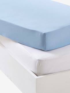 Móveis e Têxtil-Lar-Roupa de Cama bebé-Lote de 2 lençóis-capa em jersey extensível, para bebé