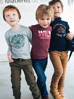 Menino 2-14 anos-Jeans-Jeans direitos morfológicos, medida das ancas ESTREITA, para menino