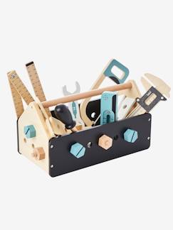 FSC - Forest Stewardship Council-Brinquedos-Caixa de ferramentas para construção em madeira