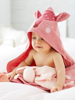 Bebé 0-36 meses-Capas, roupões de banho-Capa de banho + luva, Corça