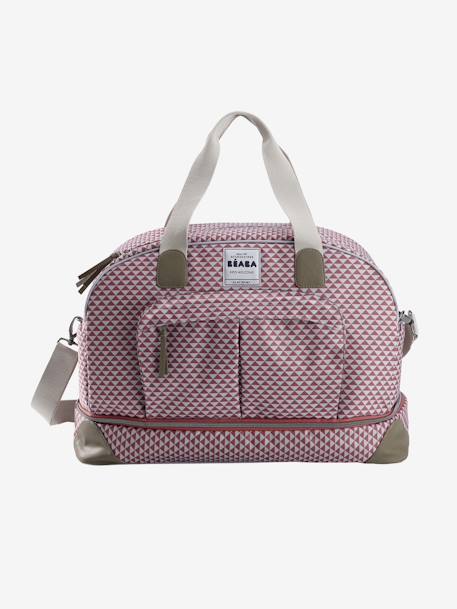 Saco de mudas Amsterdam, da BEABA Vermelho escuro estampado 