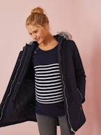 Parka evolutiva 3 em 1, para gravidez e pós-gravidez AZUL ESCURO LISO+VERDE ESCURO LISO 