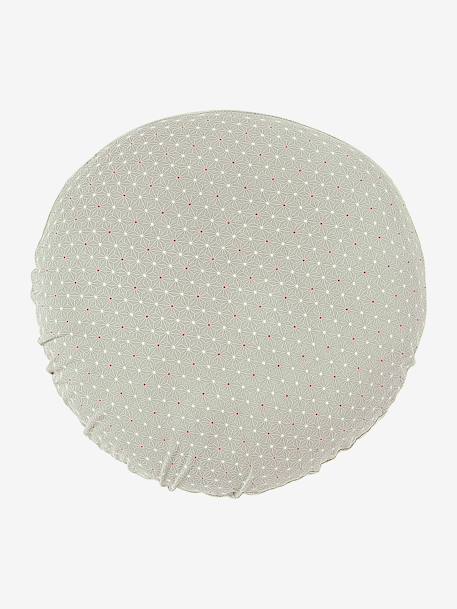 Almofada de amamentação multifunções VERTBAUDET Branco bolinhas+Cinza estrelas+Cinzento 