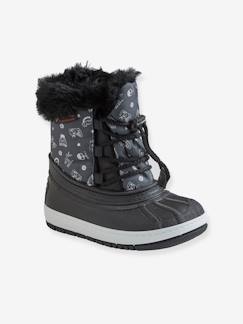 Calçado-Calçado menino (23-38)-Galochas-Botas de neve com atacadores, para menino
