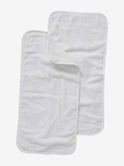 Puericultura-Colchões e acessórios muda-fraldas-Lote de 2 toalhas de substituição para tapete de mudas