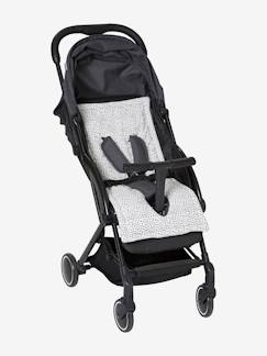 Puericultura-Carrinhos de bebé-Acessórios, capas para a chuva-Proteção reversível, bimatéria para assento de carrinho de bebé
