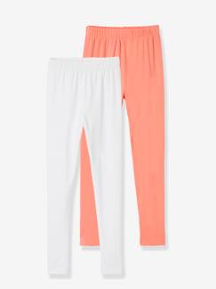 Menina 2-14 anos-Leggings -Lote de 2 leggings sortidas, para bebé menina