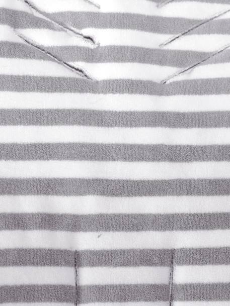 Proteção reversível para carrinho de bebé, da VERTBAUDET Azul claro/estrelas+Azul mesclado/estrelas+Cinza claro estampado+Riscas cinza/branco 