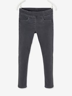 Menina 2-14 anos-Jeans -Treggings em ganga "waterless", para menina