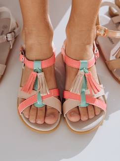 Calçado-Calçado menina (23-38)-Sandálias, chinelos-Sandálias fantasia com borlas, para menina
