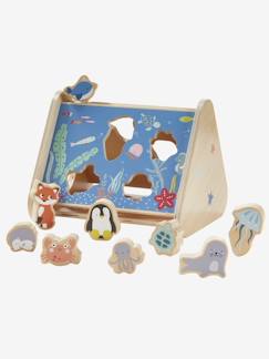 Brinquedos-Primeira idade-Primeiras manipulações-Caixa com formas de animais