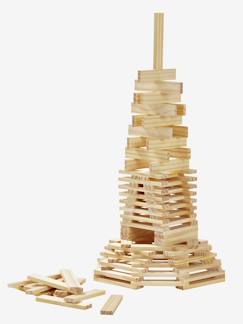 Brinquedos-Jogos de imaginação-200 blocos de construção em madeira