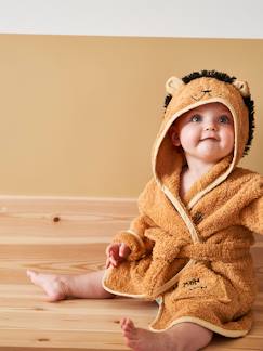Têxtil-lar e Decoração-Roupão Leão, personalizável, para bebé