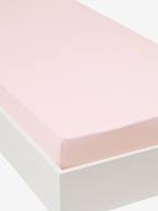 Lençol-capa de cor em jersey extensível, para criança Azul+Cinzento+Rosa+Violeta 