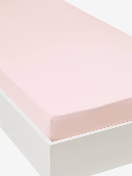 Lençol-capa de cor em jersey extensível, para criança Azul+Cinzento+Rosa+Violeta 