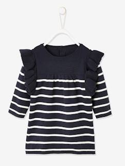 Bebé 0-36 meses-Vestido estilo marinheiro, para bebé menina