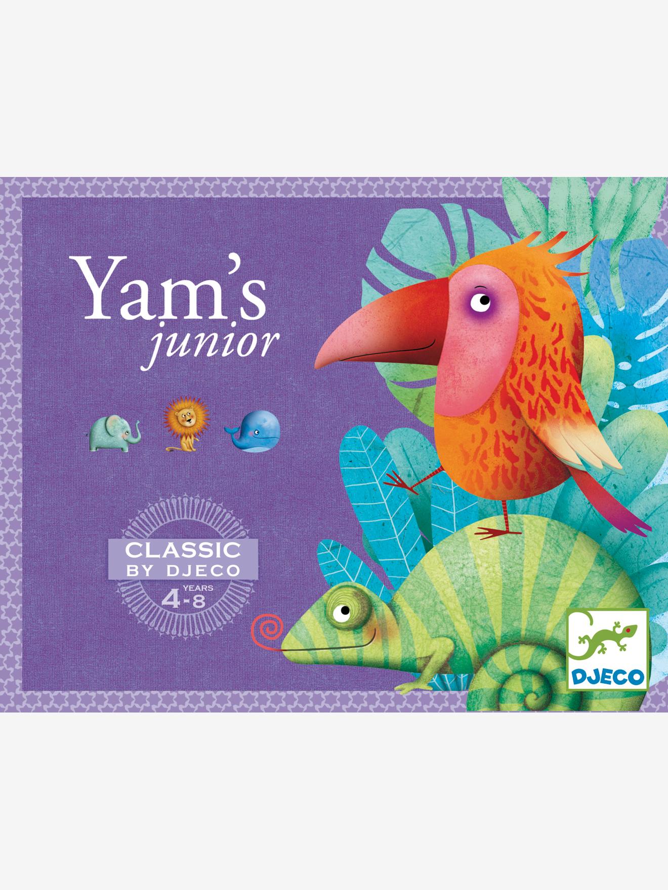 Yams junior da  violeta medio liso com motivo
