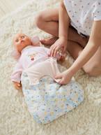 Saco de bebé para boneca em gaze de algodão rosa 